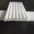 12" Large White Poly Dowels Bulk 160ct