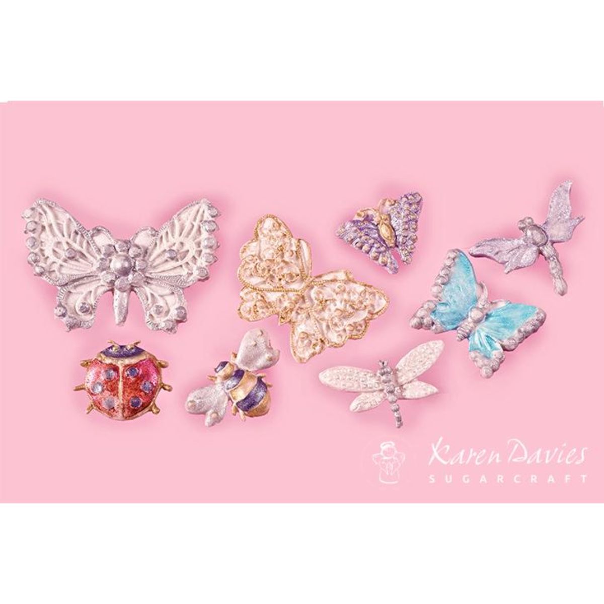 Molde de broche de mariposa e insecto Karen Davies