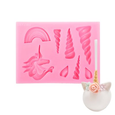 Molde de Cabeza de Unicornio de NY Cake - 8 Cavidades