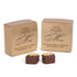 Cajas pequeñas de recuerdo de papel de aluminio dorado de 13G - 2 1/2 x 2 1/2 x 1 1/8
