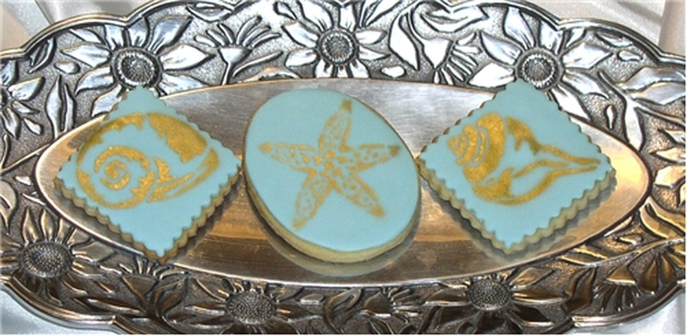 Plantilla para Galletas de Conchas Marinas