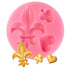 Molde de silicona NY Cake de 3 cavidades con flor de lis