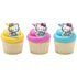 Hello Kitty & Mimmy Cupcake Rings 12ct