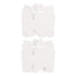 16W - Cajas de recuerdo grandes blancas con parte superior de lazo de 3 1/2 x 2 x 1 11/16