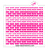 Small Brick Pattern Cookie Stencil