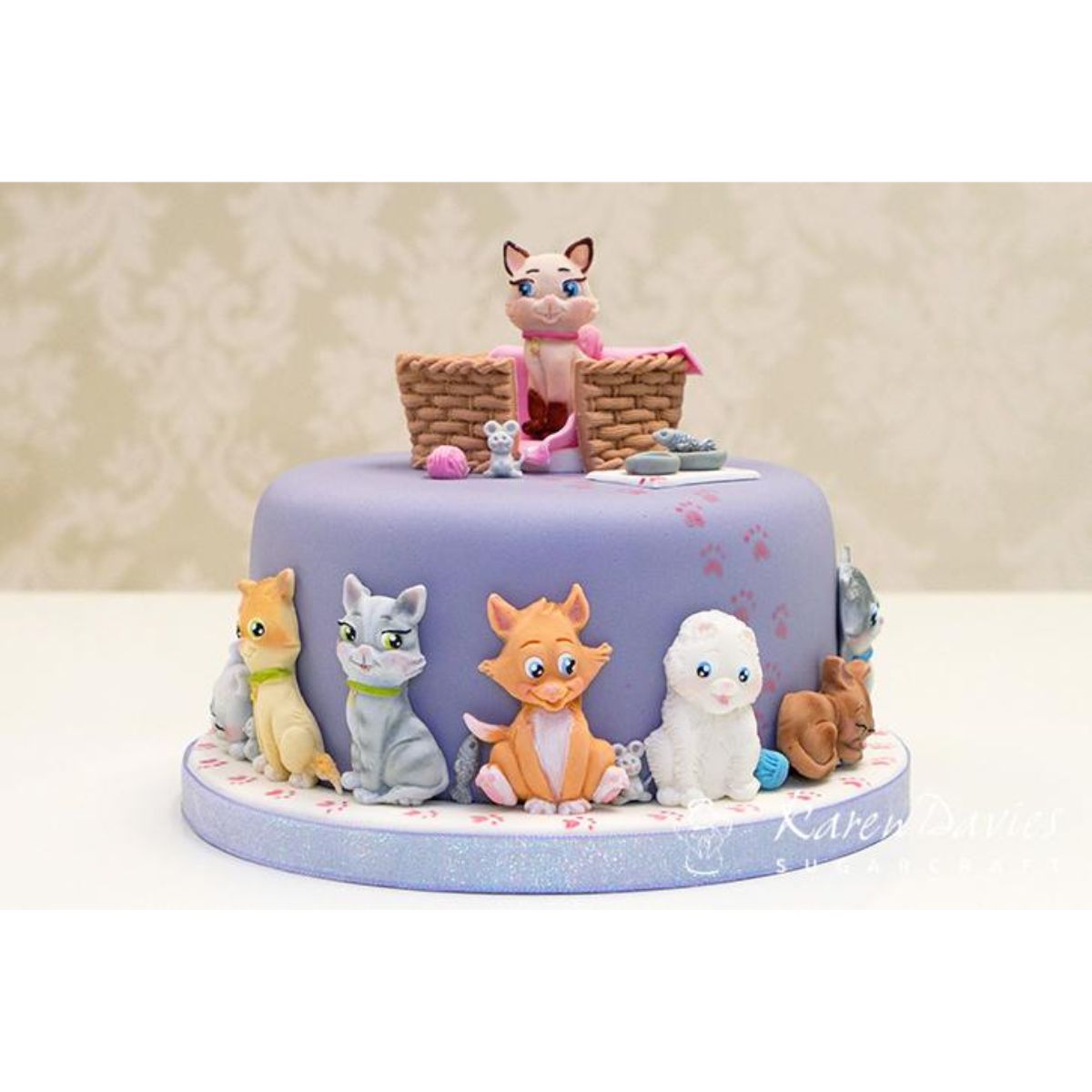 Karen Davies Cats By Alice Mold