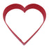 R&M Cookie Cutter Heart Red 5'