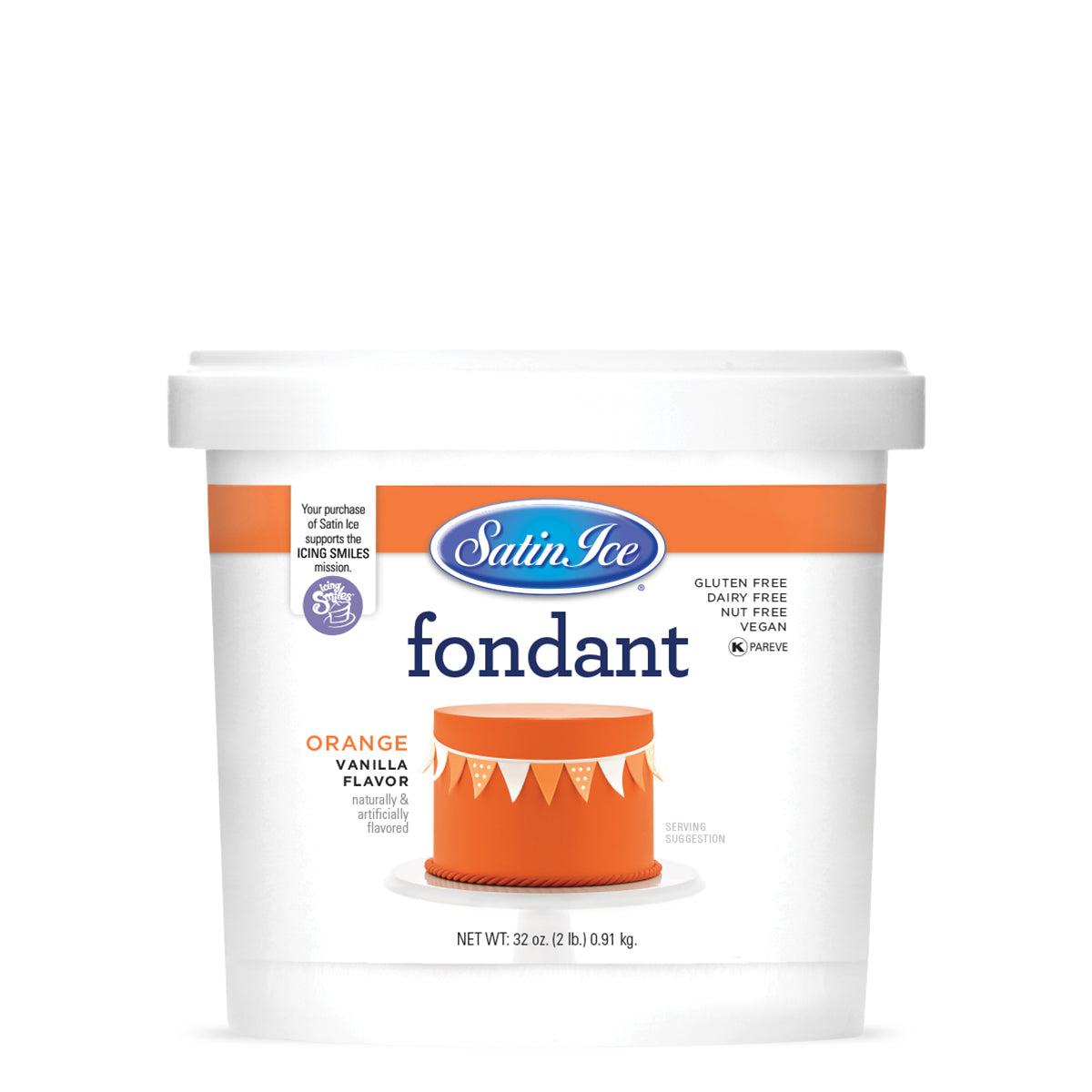 Satin Ice fondant in various colors and sizes, smooth and pliable for cake decorating and edible art projects.