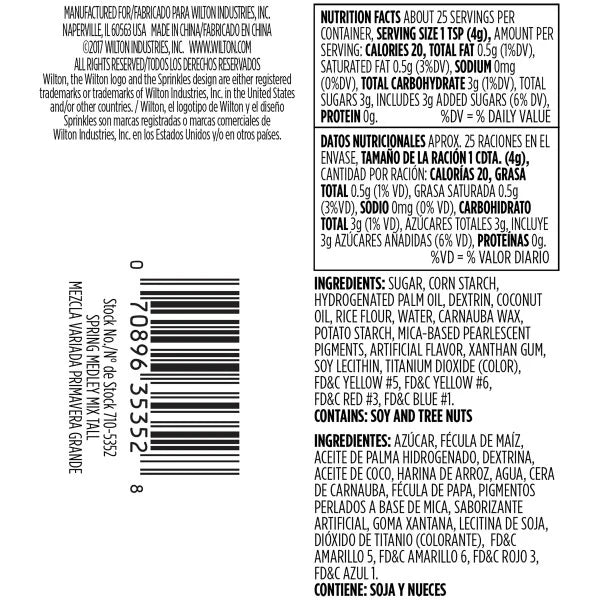 Wilton Sprinkles Spring Medley