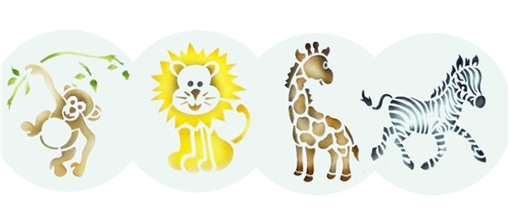 Plantilla para Galletas de Animales de la Selva