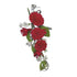 Ramillete de clavel en aerosol rojo n.° 41 blanco n.° 43