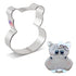 Ann Clark Hippo Face Cookie Cutter