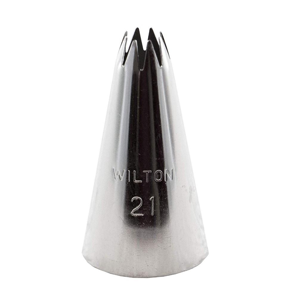 Wilton/Ateco Open Star Decorating Cake Tip #21 - Bake Supply Plus