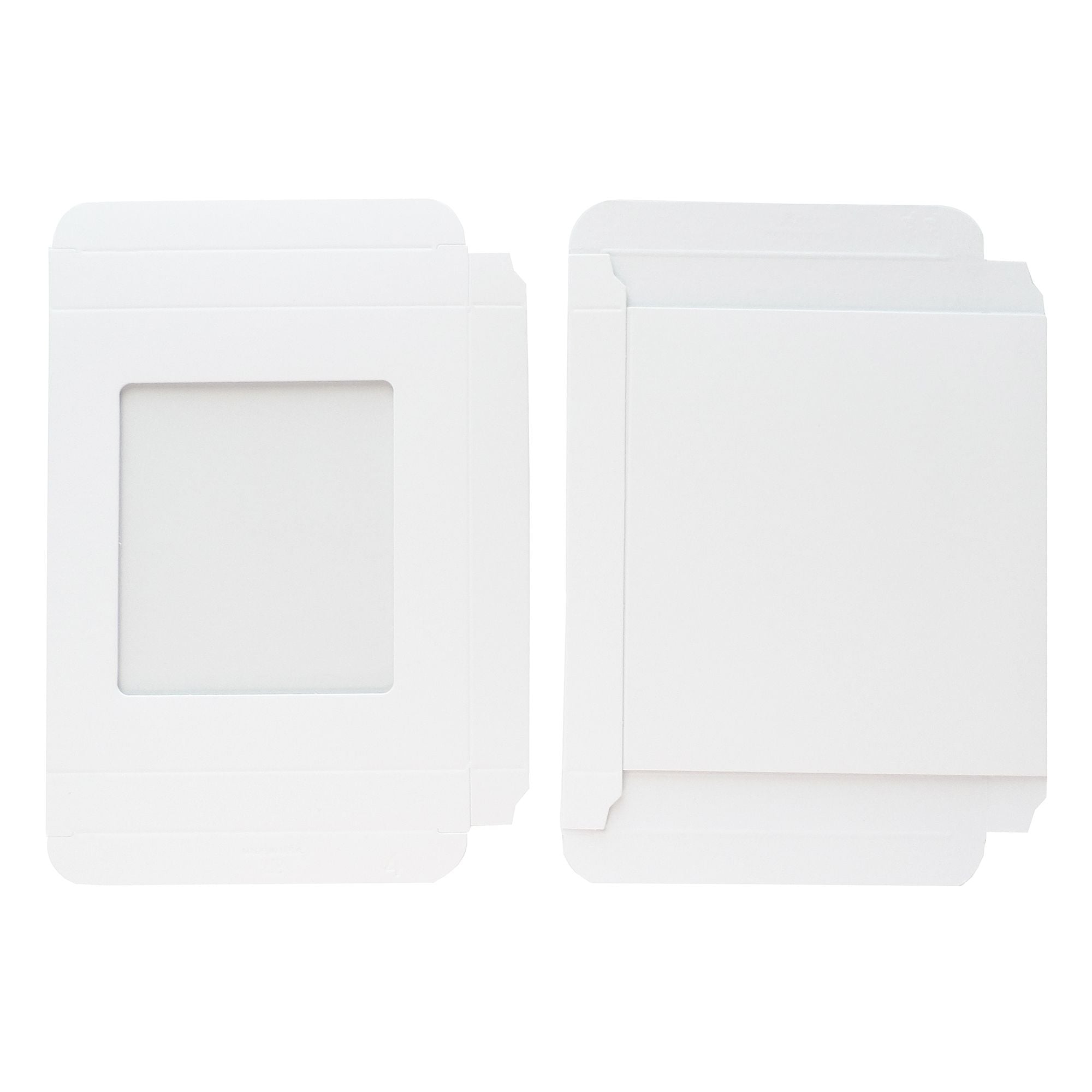 Caja n.º 20 - Caja de recuerdos para barra de chocolate blanco de 4 1/4 x 5/8 x 4 5/8 con ventana