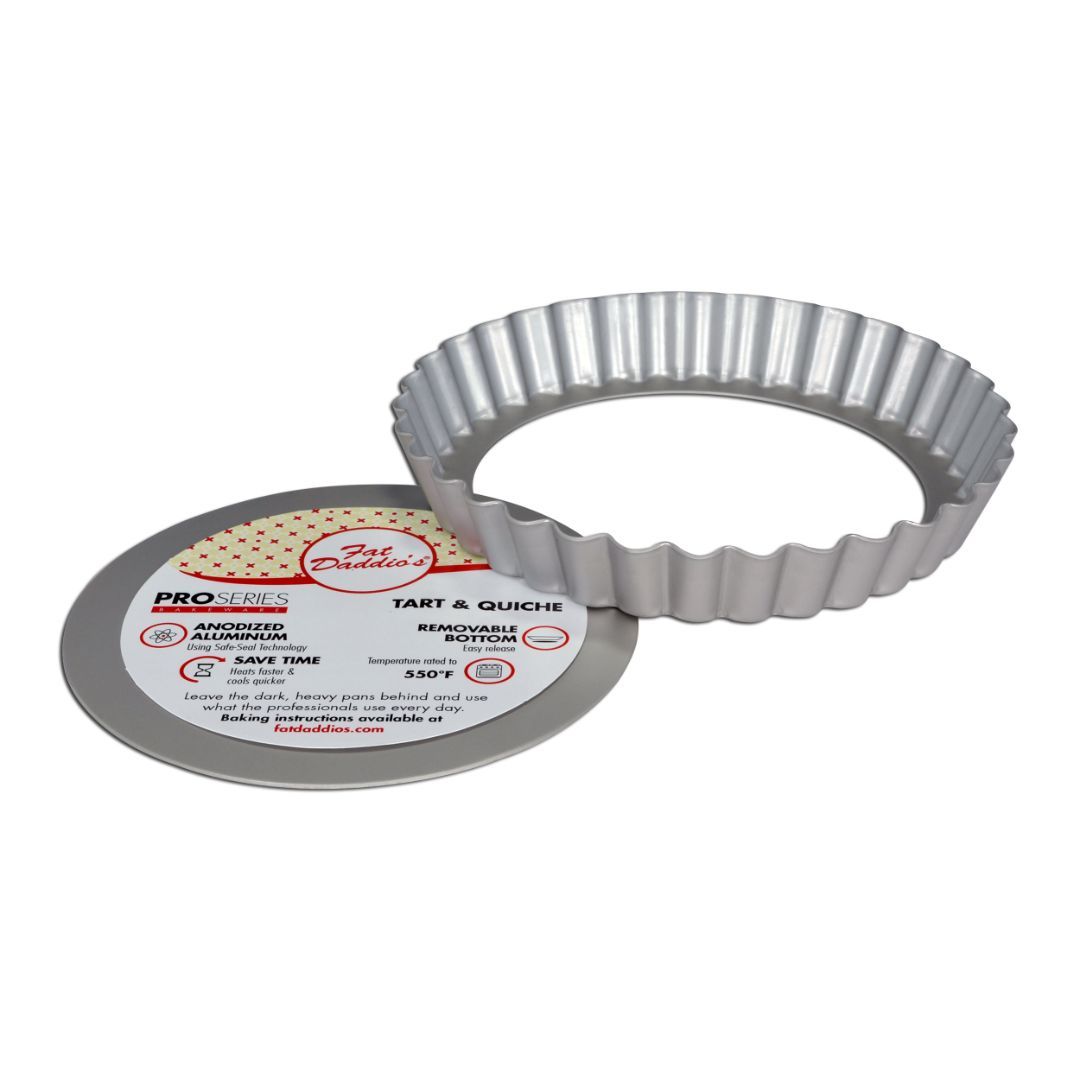 Fat Daddio's Removable Bottom Tart Pans — All Sizes