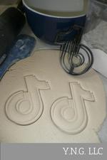 Fondant Cutter Tik Tok Logo