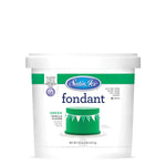 Satin Ice fondant in various colors and sizes, smooth and pliable for cake decorating, displayed in a variety of shapes and shades.