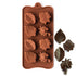 Palm Tree & Leaves Silicone Chocolate Mold - Bake Supply Plus