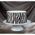 Marvelous Molds Zebra Onlay® silicone mold with zebra stripe pattern for crafting and decorating projects.