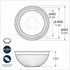 Nordic Ware Tazón para Mezclar Prep & Serve 3 piezas