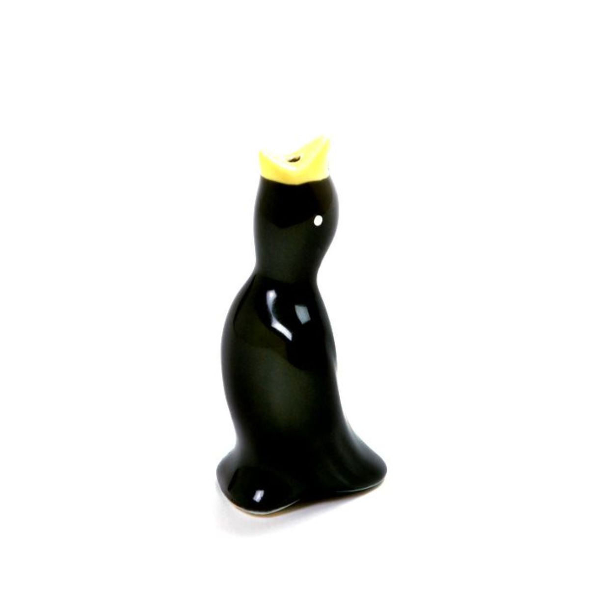Norpro Pajarita de cerámica negra para pastel