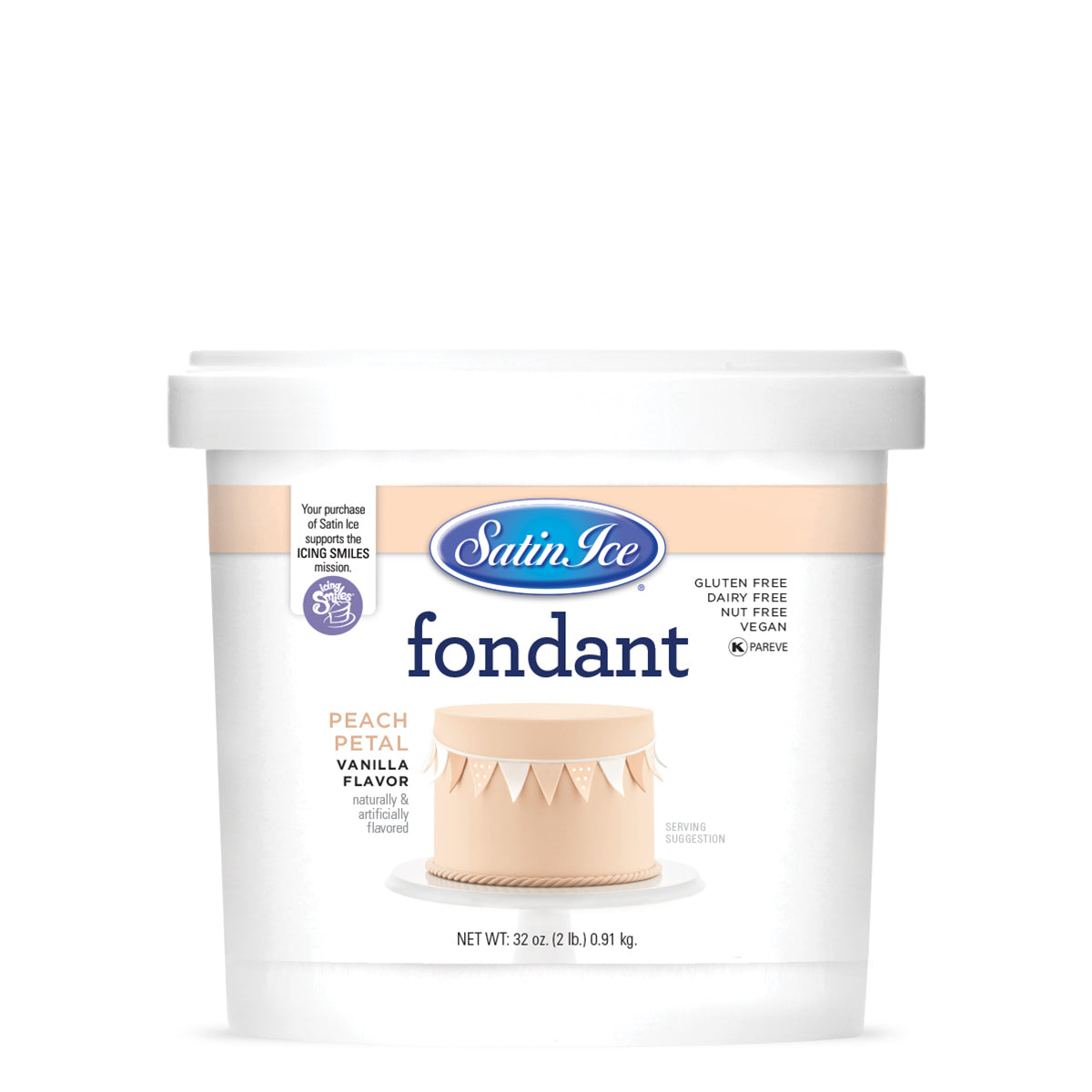 Satin Ice fondant in various colors and sizes, smooth rolled icing perfect for cake decorating and modeling.