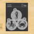 Sea Creatures Cookie Stencil