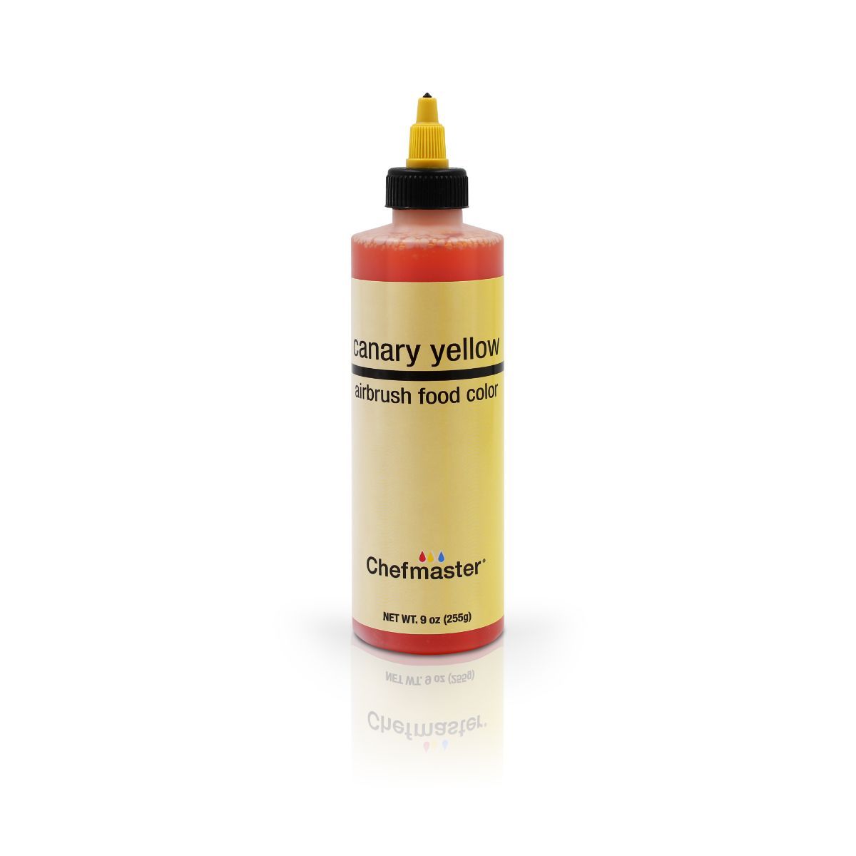 Chefmaster Airbrush Colors 2oz set with vibrant all-color palette, ideal for detailed airbrush painting projects.