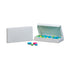 Caja #33 - Cajas blancas para dulces y caramelos de 7 1/2 x 4 x 1 1/8 - 1/2 lb.