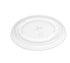 Plastic Flat Lids With Hole A626P 100ct Sleeve - Bake Supply Plus