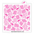 Flamingo and Leaves Pattern Cookie Stencil
