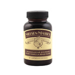 Nielsen-Massey Madagascar Bourbon Pure Vanilla Bean Paste in a glass jar, showing the rich vanilla flavor and dark paste inside.