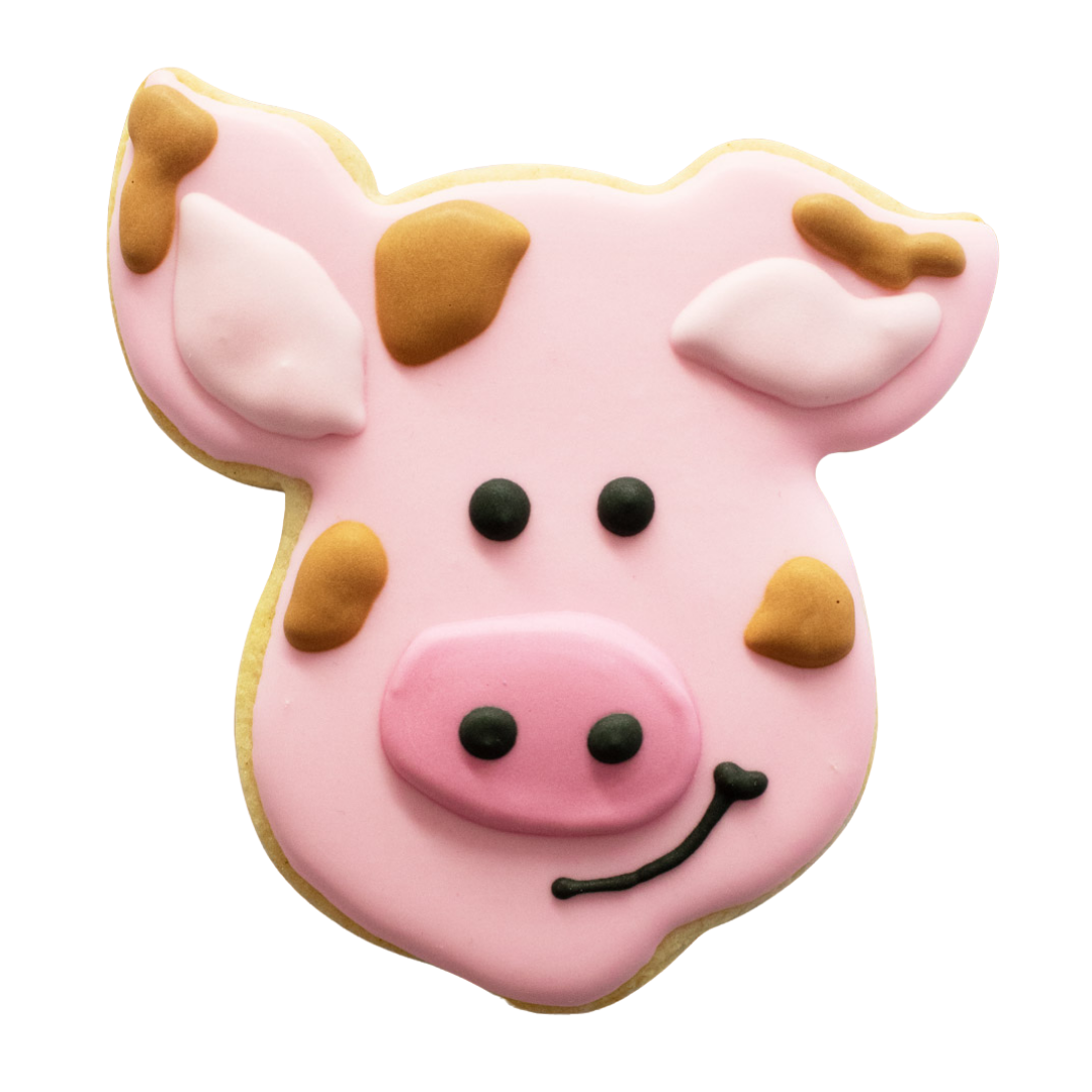 Pig Face Cookie Cutter 4.25'