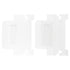 Box #29 - 7 3/4 x 1 5/8 x 1 5/8 White Mint Boxes with Window