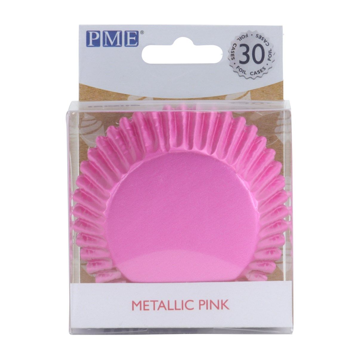 PME Cápsulas de Papel Metalizadas Rosa 30 unidades