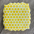 Plantilla para galletas de patrón de panal de abeja pequeño