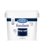 Satin Ice fondant in various colors and sizes, smooth and flexible for cake decorating, shown in a close-up image.