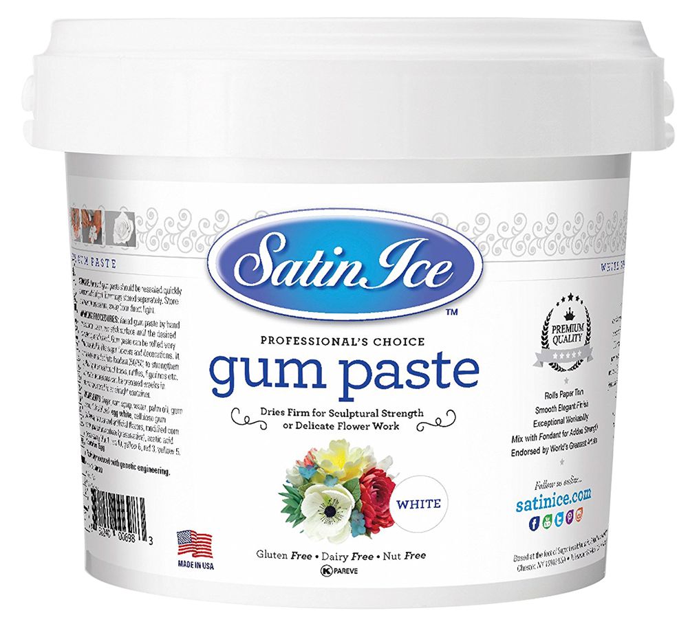 Satin Ice Gum Paste - 2lb or 5lb
