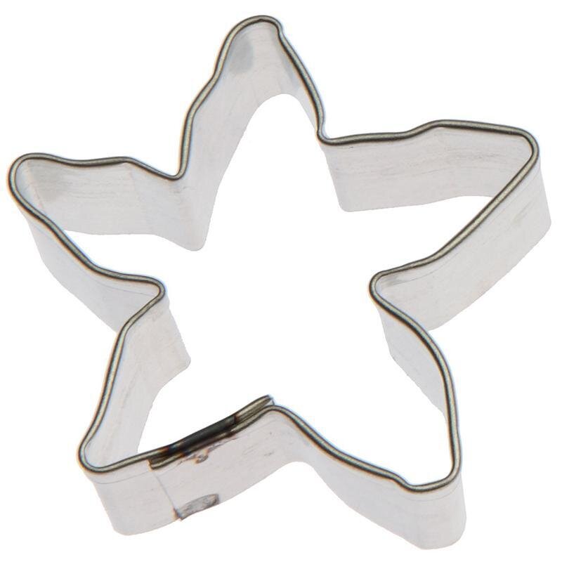 Cortador de galletas mini estrella de mar de 3,175 cm