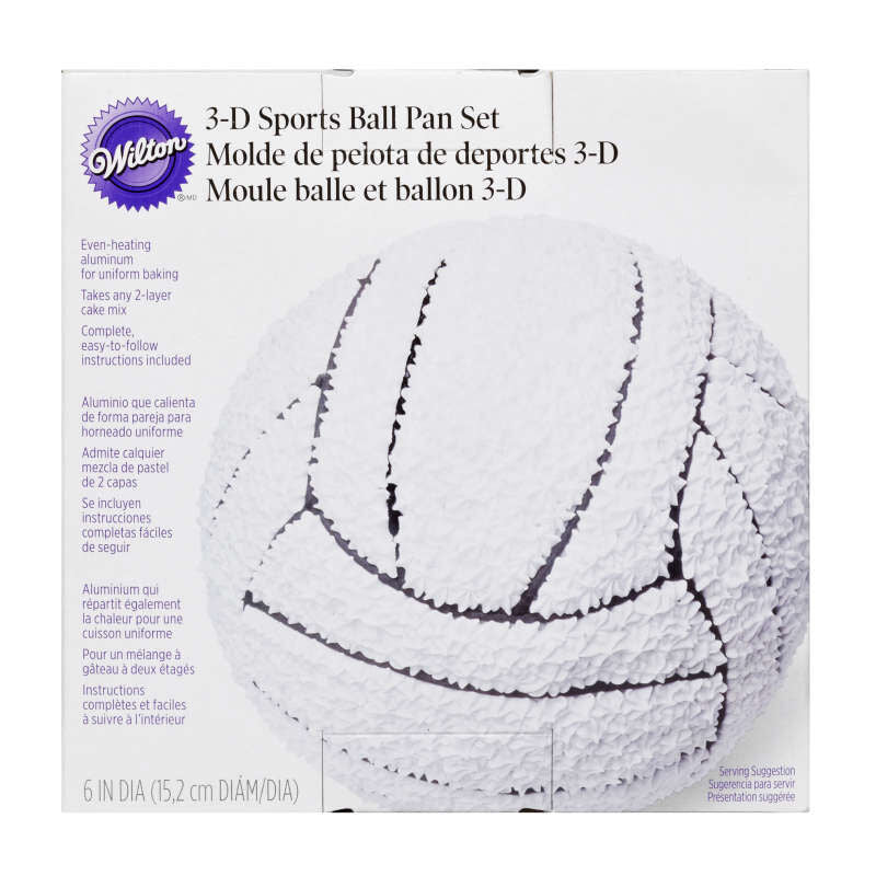 Wilton 3-D Sports Ball Set