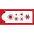 Snowflakes Cake Stencil - Bake Supply Plus