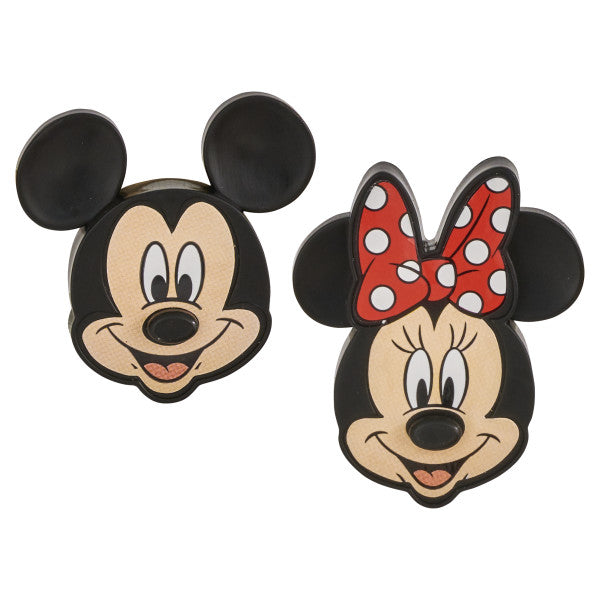 Mickey & Minnie Mouse Cupcake Rings 12ct