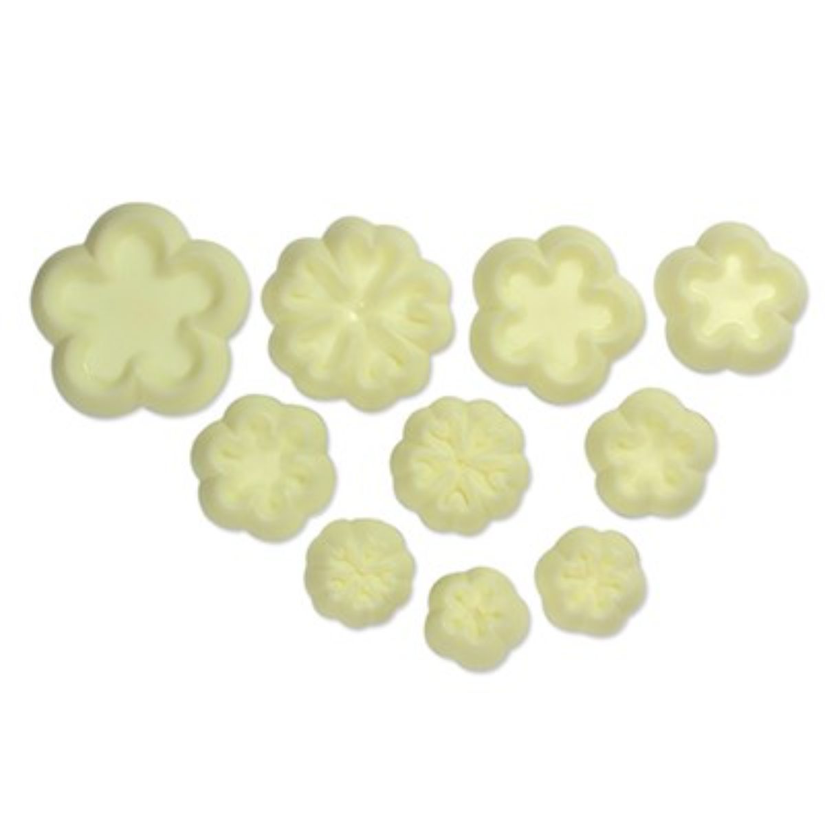 Juego de 10 cortadores JEM Baby Daisy/Blossom y Primula
