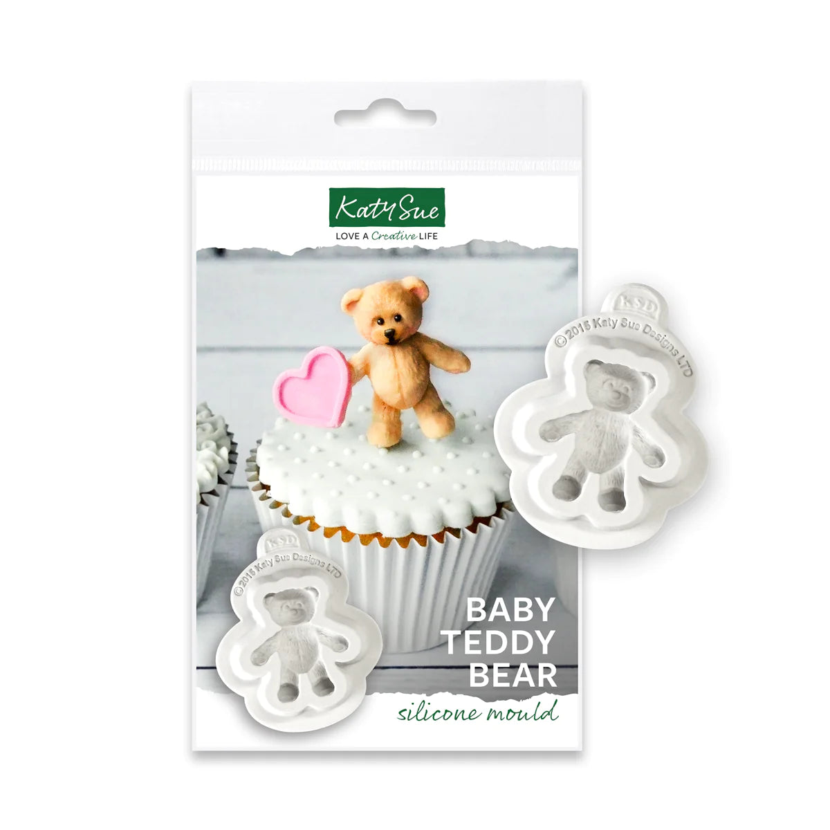 Molde de Osito de Peluche para Bebé Katy Sue