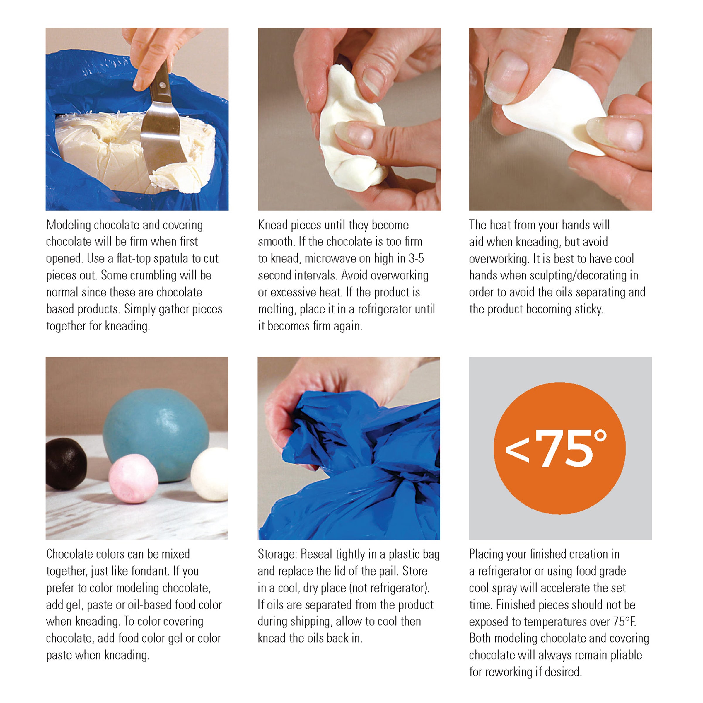 ChocoPan Modeling Chocolate — White & Brown