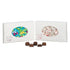 Caja #8 - Caja blanca de ventana para caramelos y dulces de 23,5 x 14 x 2,8 cm para 450 g