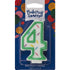 Green Sprinkle Candle Numerals 0-9