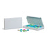 Caja n.º 7 - 9 1/4 x 5 1/2 x 1 1/8 Caja blanca para caramelos y dulce de azúcar de 1 lb.