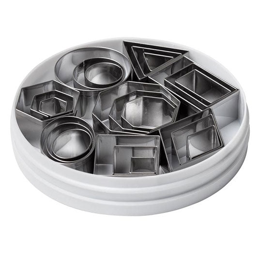 Juego de cortadores de formas geométricas Ateco