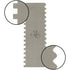 NY Cake Short Waved Edge Stainless Steel Scraper